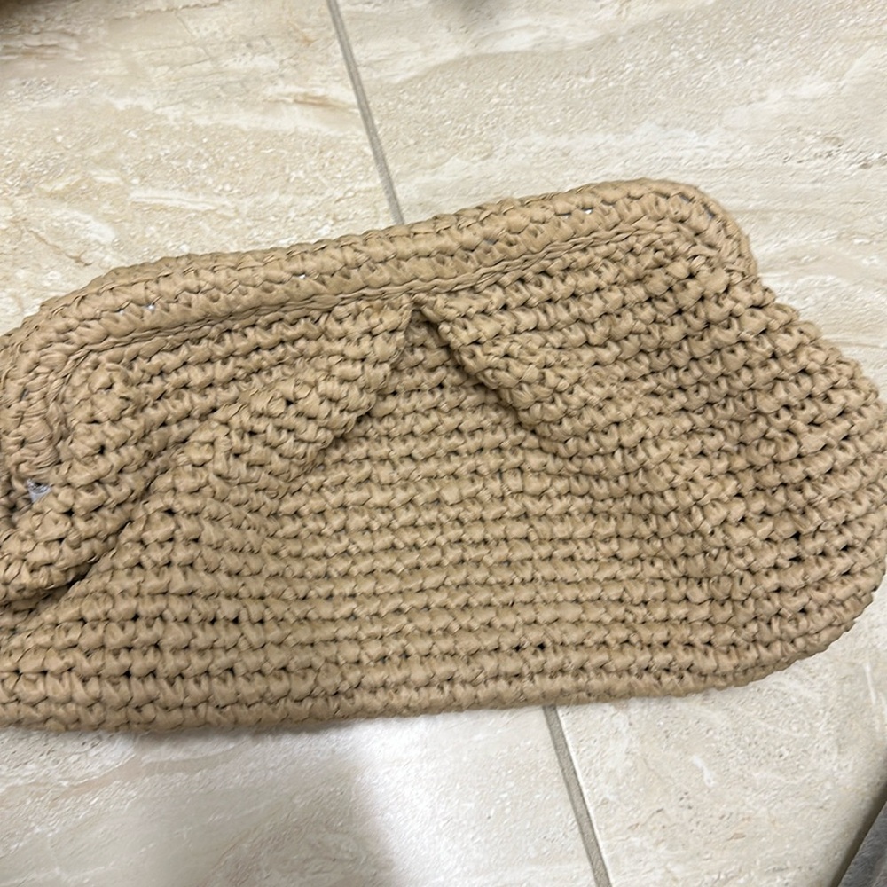 Raffia Clutch